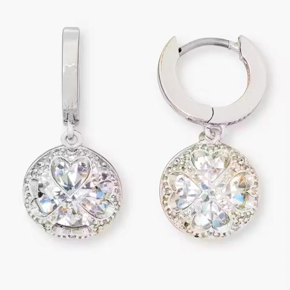 Kate Spade silver earrings. NWT. Retail $58. Something Sparkly Spade… - Picture 8 of 9